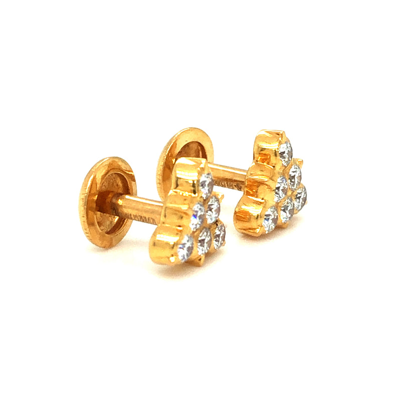 Diamond Studs, Diamond earrings, earring, gold Earring, dimoand jewellery, Efif diamond Jewellery 