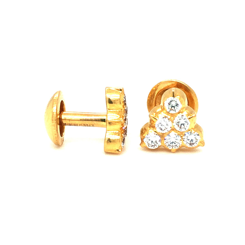 Diamond Studs, Diamond earrings, earring, gold Earring, dimoand jewellery, Efif diamond Jewellery 
