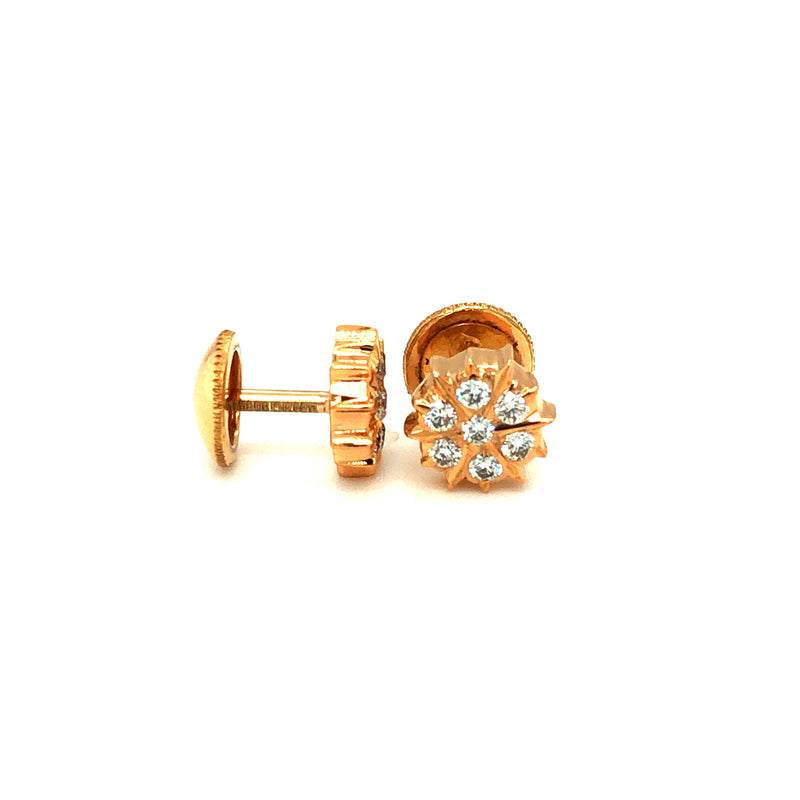 Diamond Studs, Diamond earrings, earring, gold Earring, dimoand jewellery, Efif diamond Jewellery 