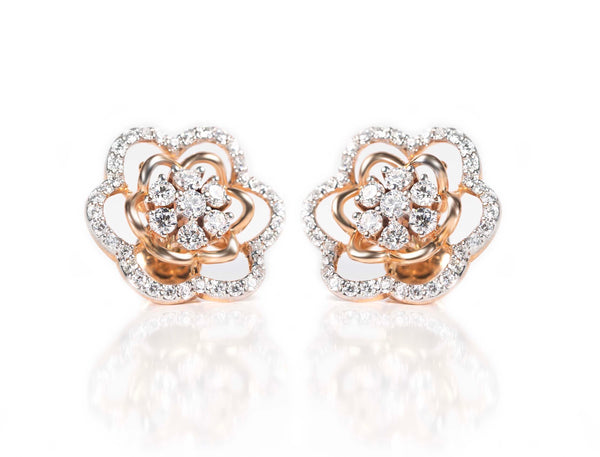 Diamond Studs, Diamond earrings, earring, gold Earring, dimoand jewellery, Efif diamond Jewellery 