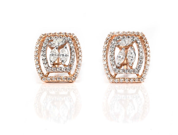 Diamond Studs, Diamond earrings, earring, gold Earring, dimoand jewellery, Efif diamond Jewellery 