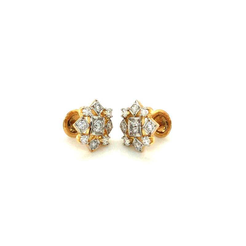 Diamond Studs, Diamond earrings, earring, gold Earring, dimoand jewellery, Efif diamond Jewellery 