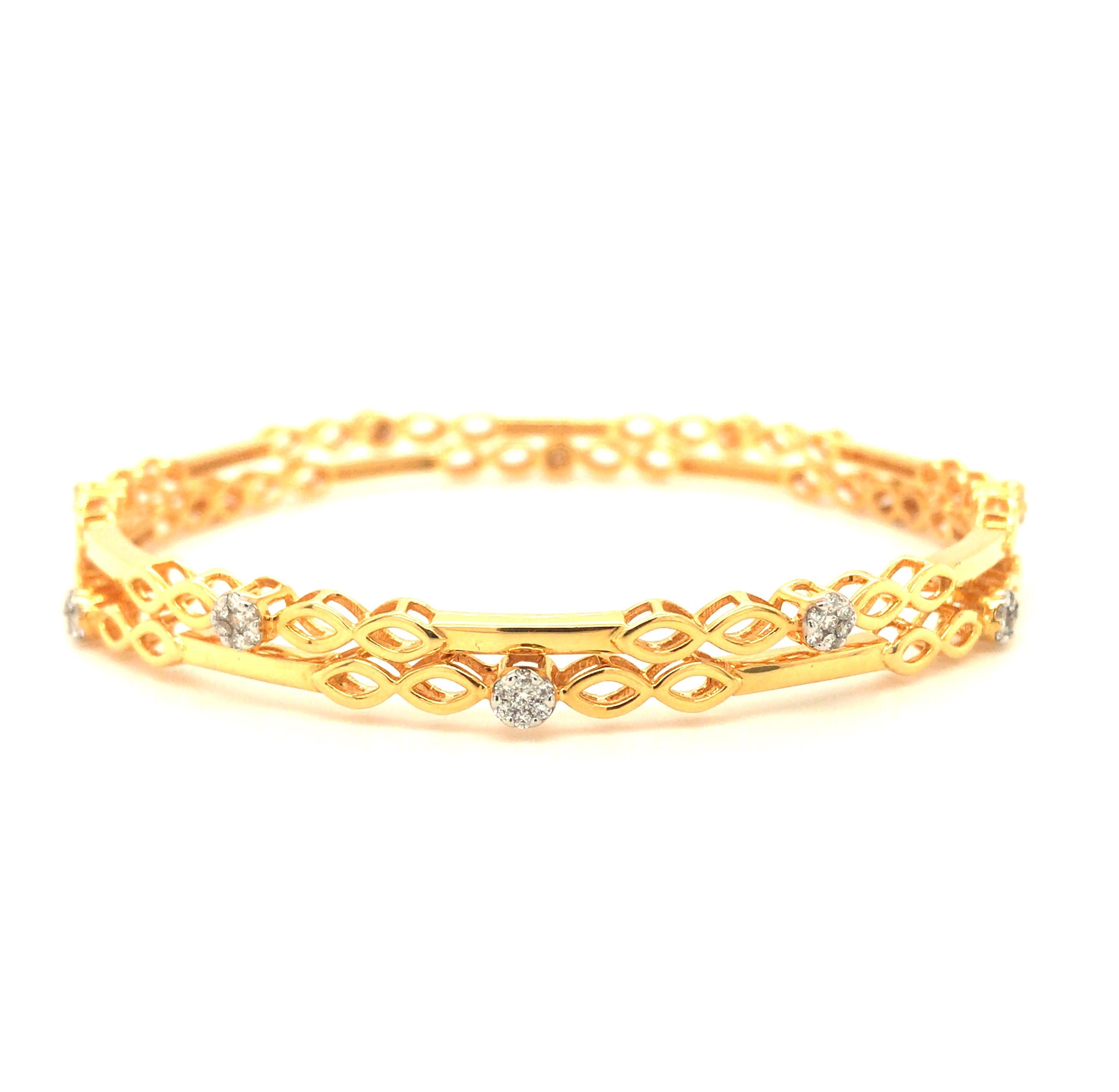 INFINITY DIAMOND BANGLE | EF-IF Diamond Jewellery