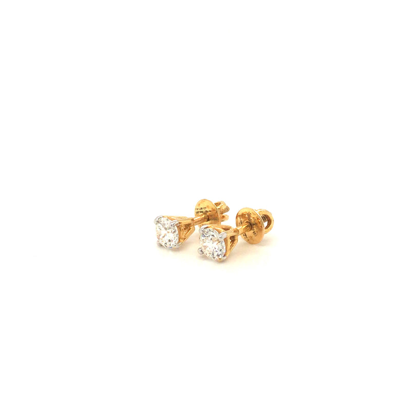 Diamond Studs, Diamond earrings, earring, gold Earring, dimoand jewellery, Efif diamond Jewellery 