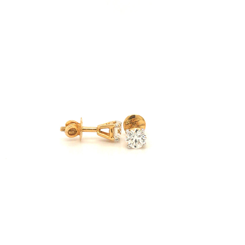 Diamond Studs, Diamond earrings, earring, gold Earring, dimoand jewellery, Efif diamond Jewellery 