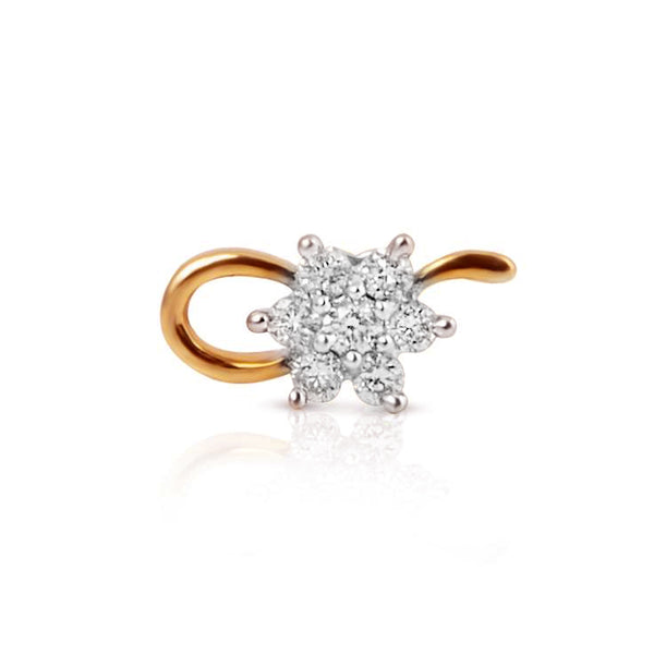 Classic 7 Diamond Nosepin EFIF Diamonds EF IF Diamond Jewellery