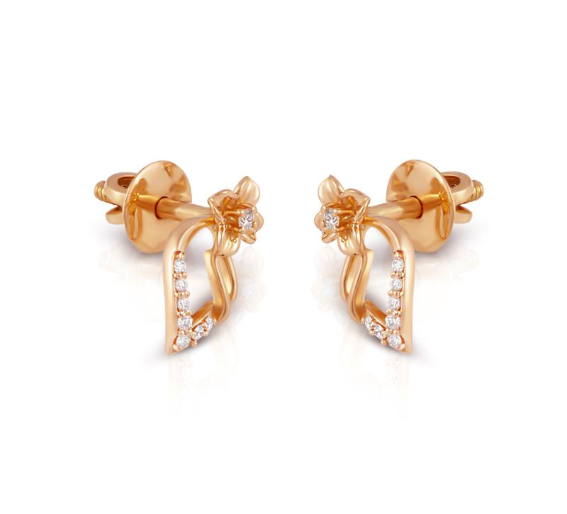 Diamond Studs, Diamond earrings, earring, gold Earring, dimoand jewellery, Efif diamond Jewellery 