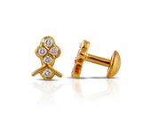 The Samridhi Closed Setting 22k Diamond Stud