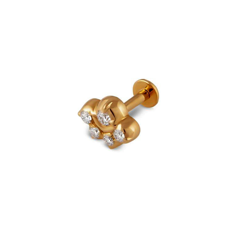 DIAMOND NOSEPIN, Diamond jewellery, nose pin, gold nose pin, efif diamond jewellery