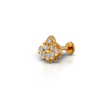 DIAMOND NOSEPIN, Diamond jewellery, nose pin, gold nose pin, efif diamond jewellery