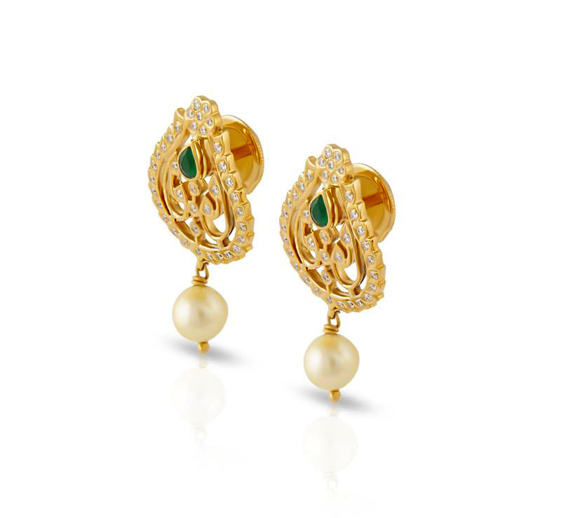 The Miheeka Closed Setting 22k Diamond Stud