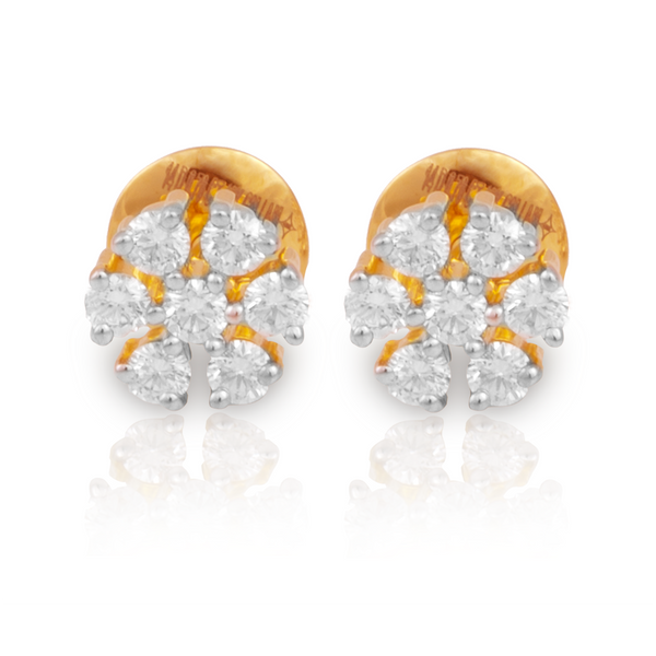 Diamond Studs, Diamond earrings, earring, gold Earring, dimoand jewellery, Efif diamond Jewellery 