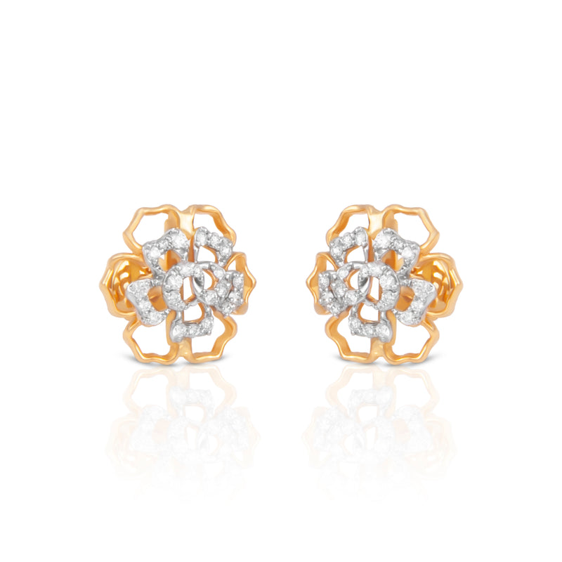 Diamond Studs, Diamond earrings, earring, gold Earring, dimoand jewellery, Efif diamond Jewellery 