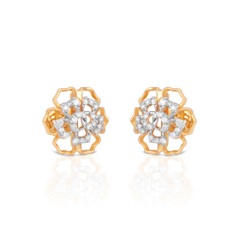 Diamond Studs, Diamond earrings, earring, gold Earring, dimoand jewellery, Efif diamond Jewellery 