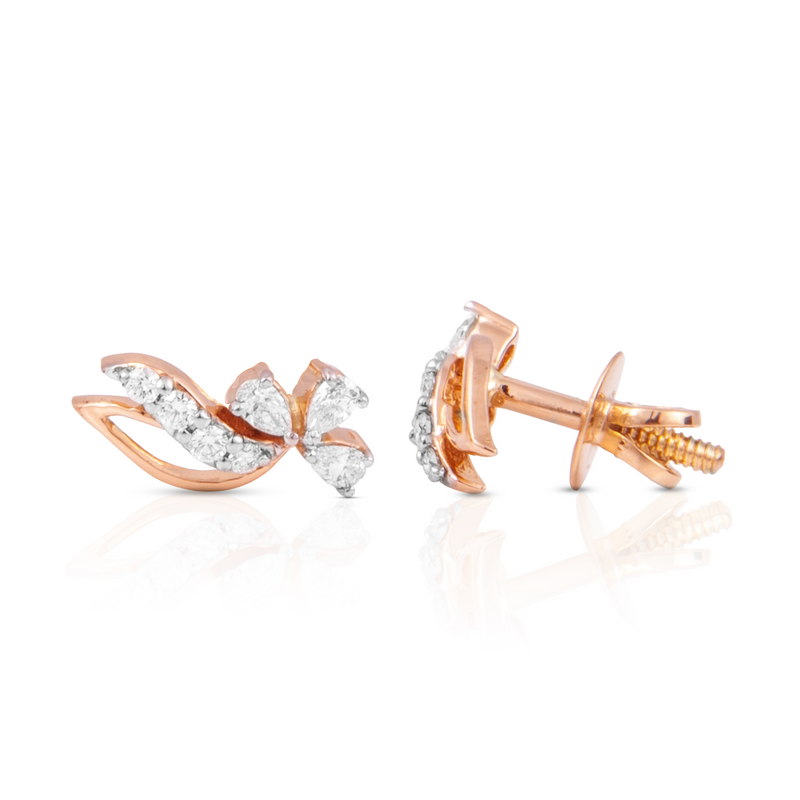 Diamond Studs, Diamond earrings, earring, gold Earring, dimoand jewellery, Efif diamond Jewellery 