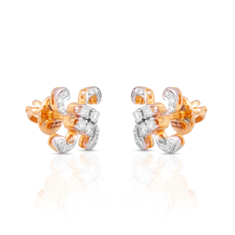 Diamond Studs, Diamond earrings, earring, gold Earring, dimoand jewellery, Efif diamond Jewellery 