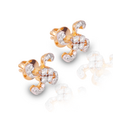 Diamond Studs, Diamond earrings, earring, gold Earring, dimoand jewellery, Efif diamond Jewellery 