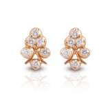 The Aadhila Closed Setting 22k Diamond Stud