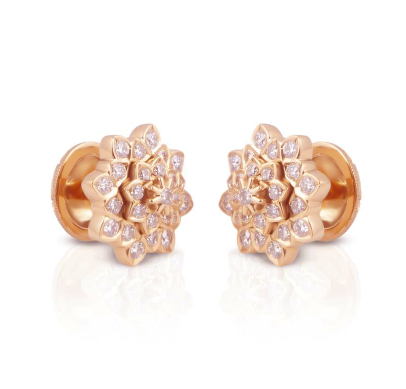 The Akhila Closed Setting 22k Diamond Stud