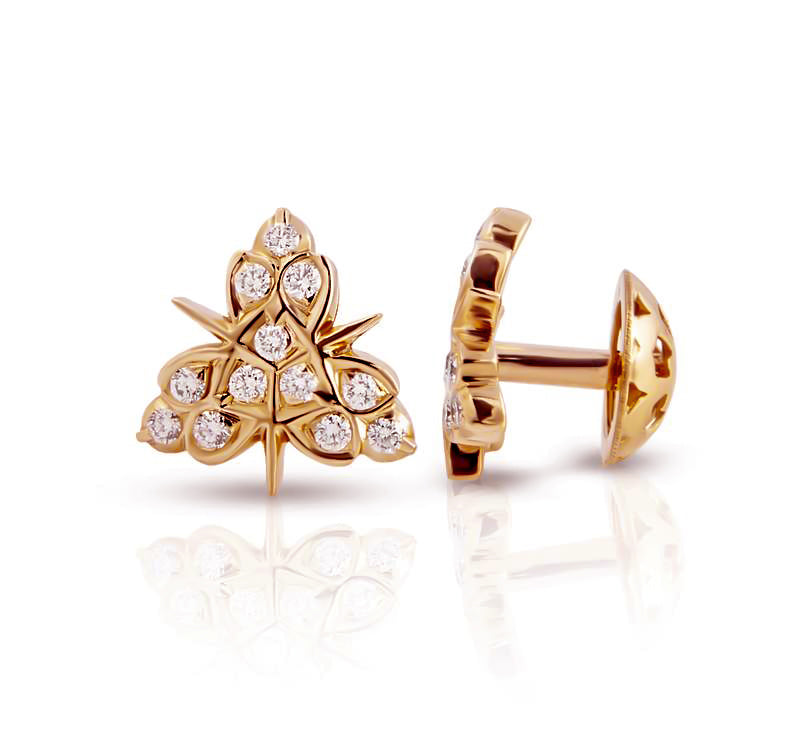 The Archana Closed Setting 22k Diamond Stud