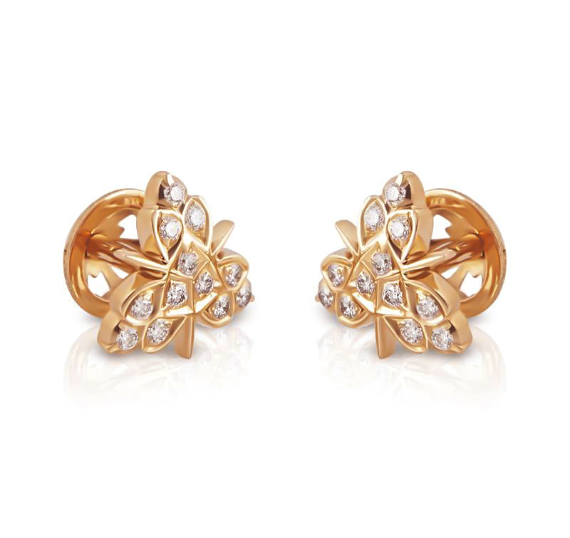 The Archana Closed Setting 22k Diamond Stud