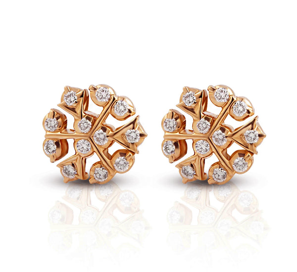 The Janaki Closed Setting 22k Diamond Stud