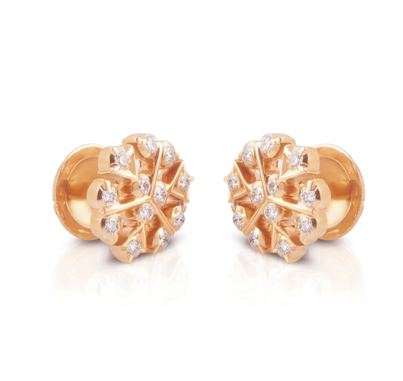 The Janaki Closed Setting 22k Diamond Stud