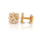 The Akhalya Closed Setting 22k Diamond Stud