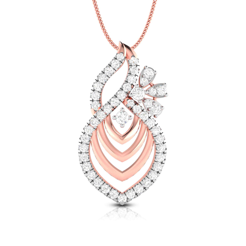 Louise Lab Grown Diamond Pendant -14K White Gold, Halo, 1.2 Carat, – Best  Brilliance