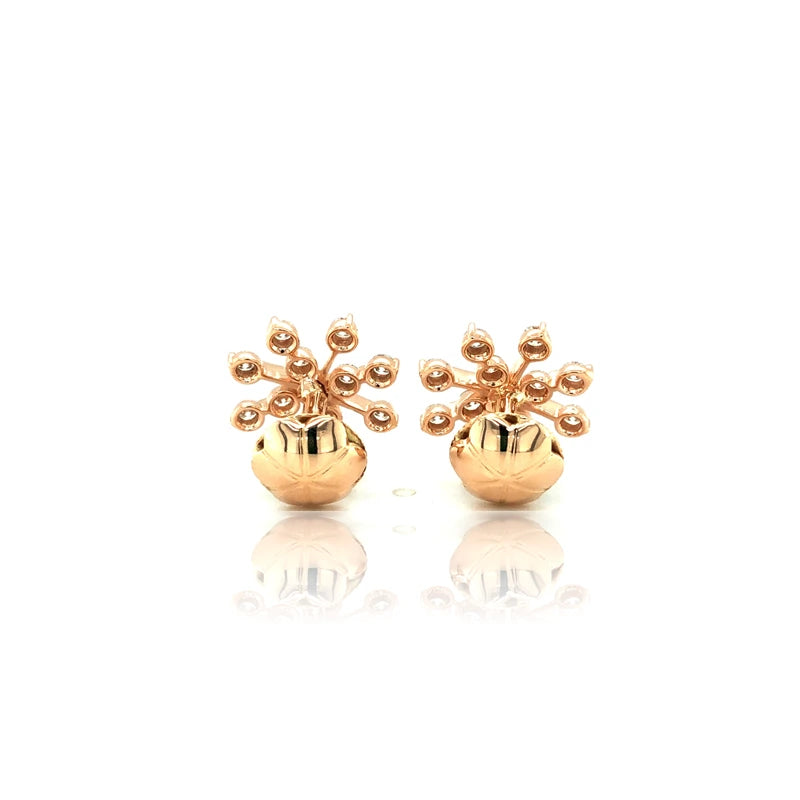 Baby Diamond Earrings Screw Back .10TCW | 14K Gold - The Jeweled Lullaby