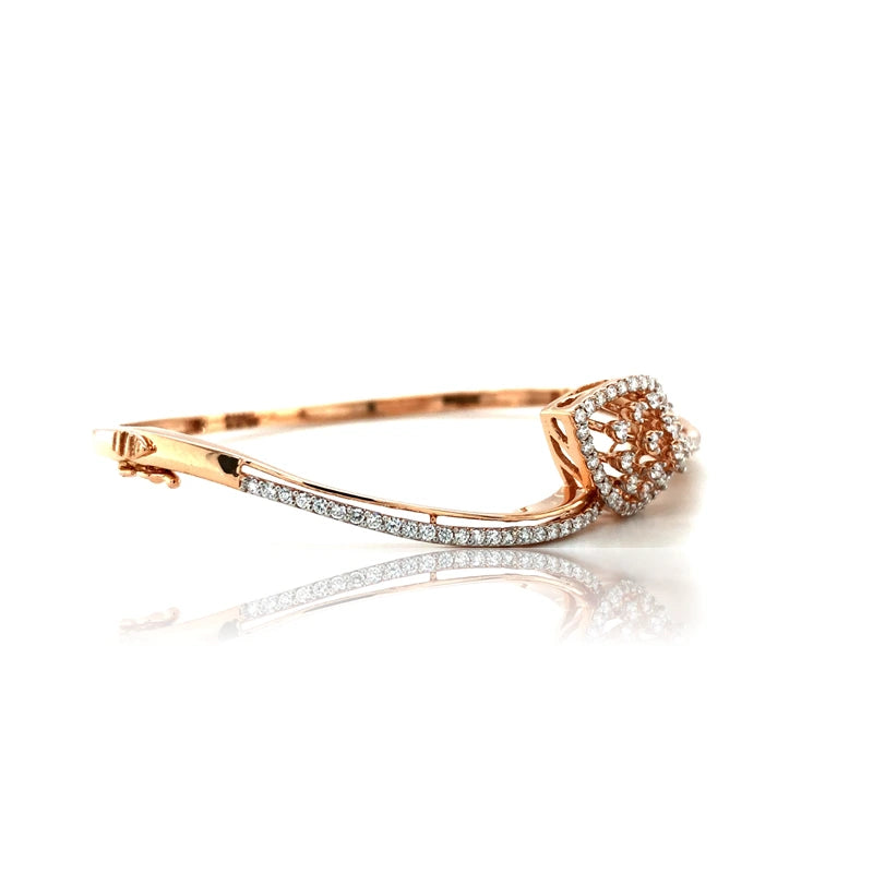 Mehar diamond bracelet, diamond bracelet efif, gold and diamond bracelet, rose gold diamond bracelet,  efif diamond jewellery, 