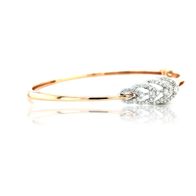 Mehar diamond bracelet, diamond bracelet efif, gold and diamond bracelet, rose gold diamond bracelet,  efif diamond jewellery, 