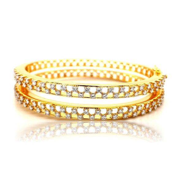 Maansi 18kt Open Setting Diamond Bangle, diamond bagle, bangle, efif diamond bangle, efif diamond jewellery, 