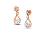 Twisty Drop-Down Stud efifdiamonds Twisty Drop-Down Stud efifdiamonds Studs Earrings 49080.00 EF-IF Diamond Jewellery