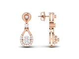 Twisty Drop-Down Stud efifdiamonds Twisty Drop-Down Stud efifdiamonds Studs Earrings 49080.00 EF-IF Diamond Jewellery