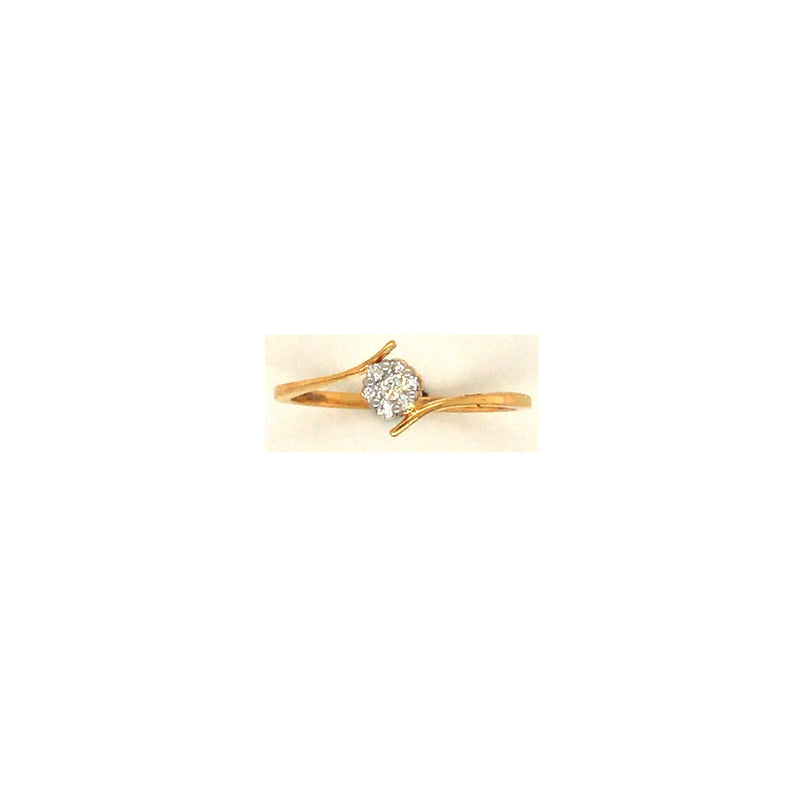 Buy Mine Diamond 18 KT Gold Casual Ring for Women Online