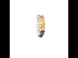 Colorful Sapphire Eternity Ring
