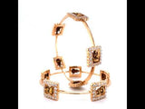 Goddess Lakshmi Closed Setting Diamond Bangle, diamond bagle, bangle, efif diamond bangle, efif diamond jewellery, 