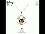 MICKEY MOUSE DIAMOND PENDANT