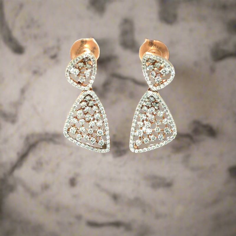 Diamond Studs, Diamond earrings, earring, gold Earring, dimoand jewellery, Efif diamond Jewellery 