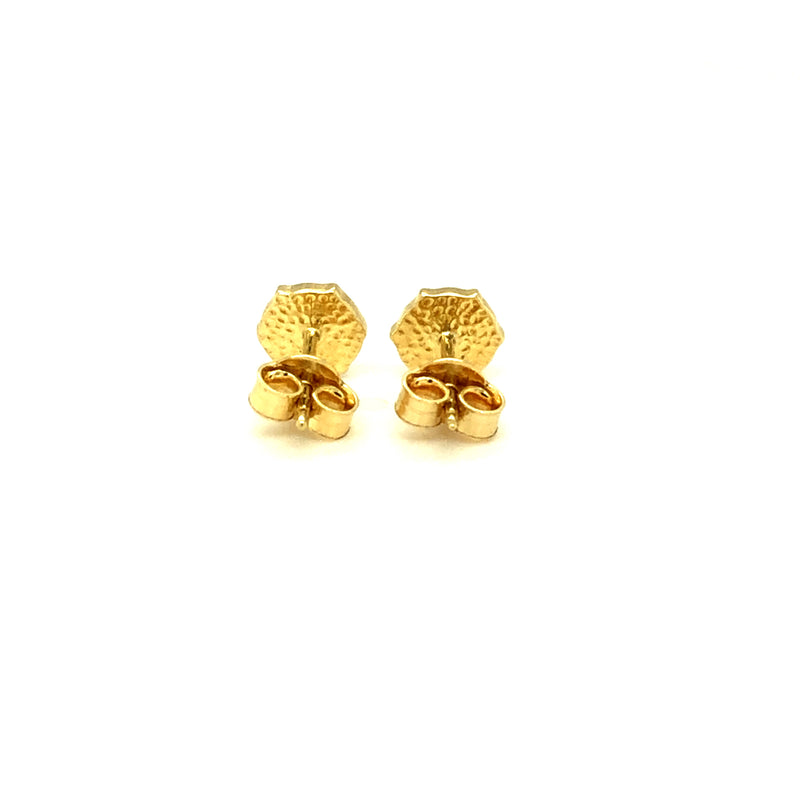 14k Gold Simulated Diamond Stud Earrings Screwback Babies Second Piercing  Tiny | eBay