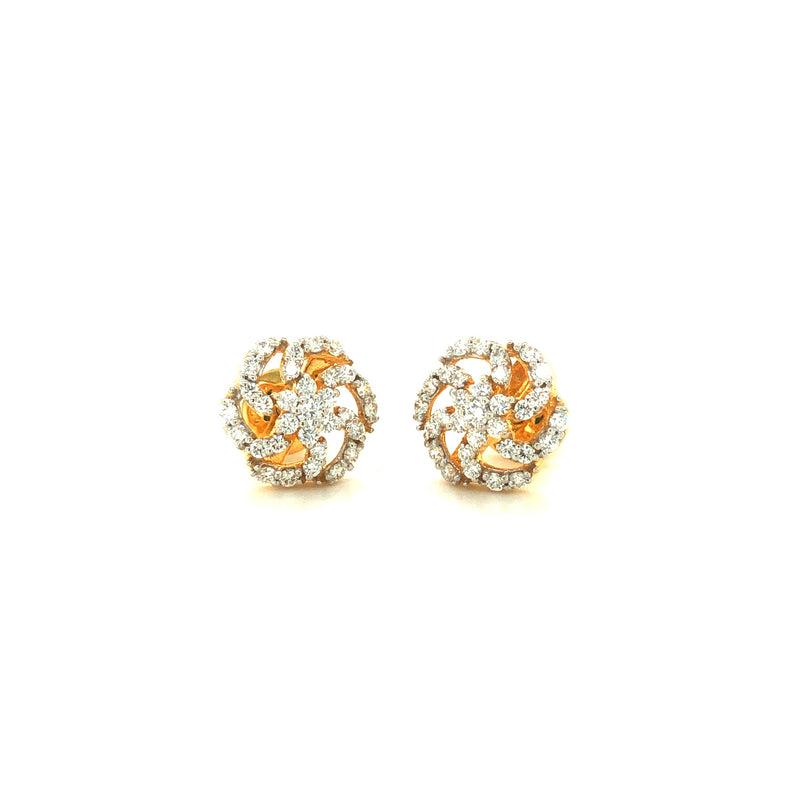 Diamond Studs, Diamond earrings, earring, gold Earring, dimoand jewellery, Efif diamond Jewellery 