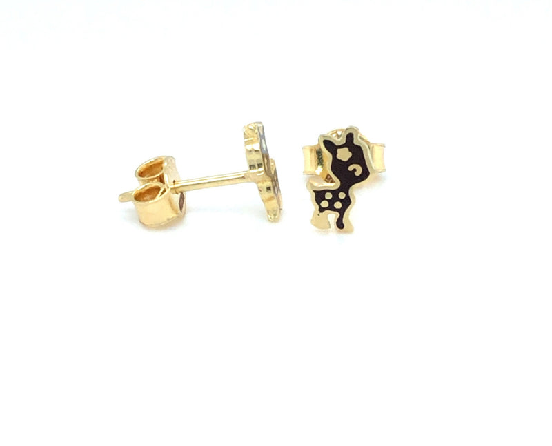 LITTLE WONDER - GOLDEN DEER EARRINGS