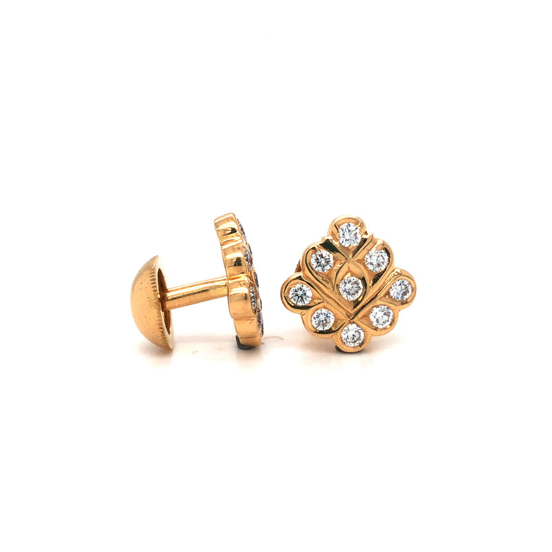 Amazon.com: 14k Yellow Gold Diamond-cut Ball Stud Earrings (3mm): Clothing,  Shoes & Jewelry