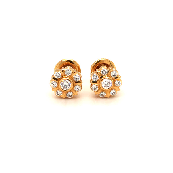 Diamond Studs, Diamond earrings, earring, gold Earring, dimoand jewellery, Efif diamond Jewellery 