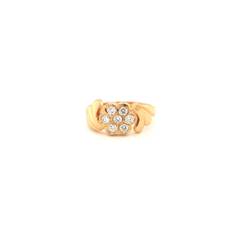 Throuple Wedding Rings|elegant Gold-color Zircon Engagement Ring Set For  Women - Wedding Bridal Jewelry