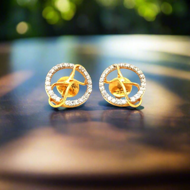 Diamond Studs, Diamond earrings, earring, gold Earring, dimoand jewellery, Efif diamond Jewellery 