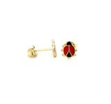 LITTLE WONDER - RED BEETLE EARRINGS