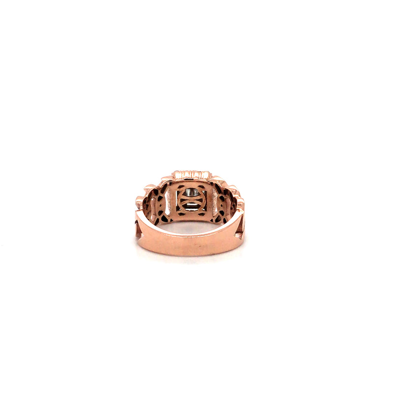 Buy Vibrant 22 Karat Yellow Gold And Multi Stone Square Finger Ring With  Diamond Stud at Best Price | Tanishq UAE