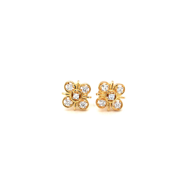 Diamond Studs, Diamond earrings, earring, gold Earring, dimoand jewellery, Efif diamond Jewellery 